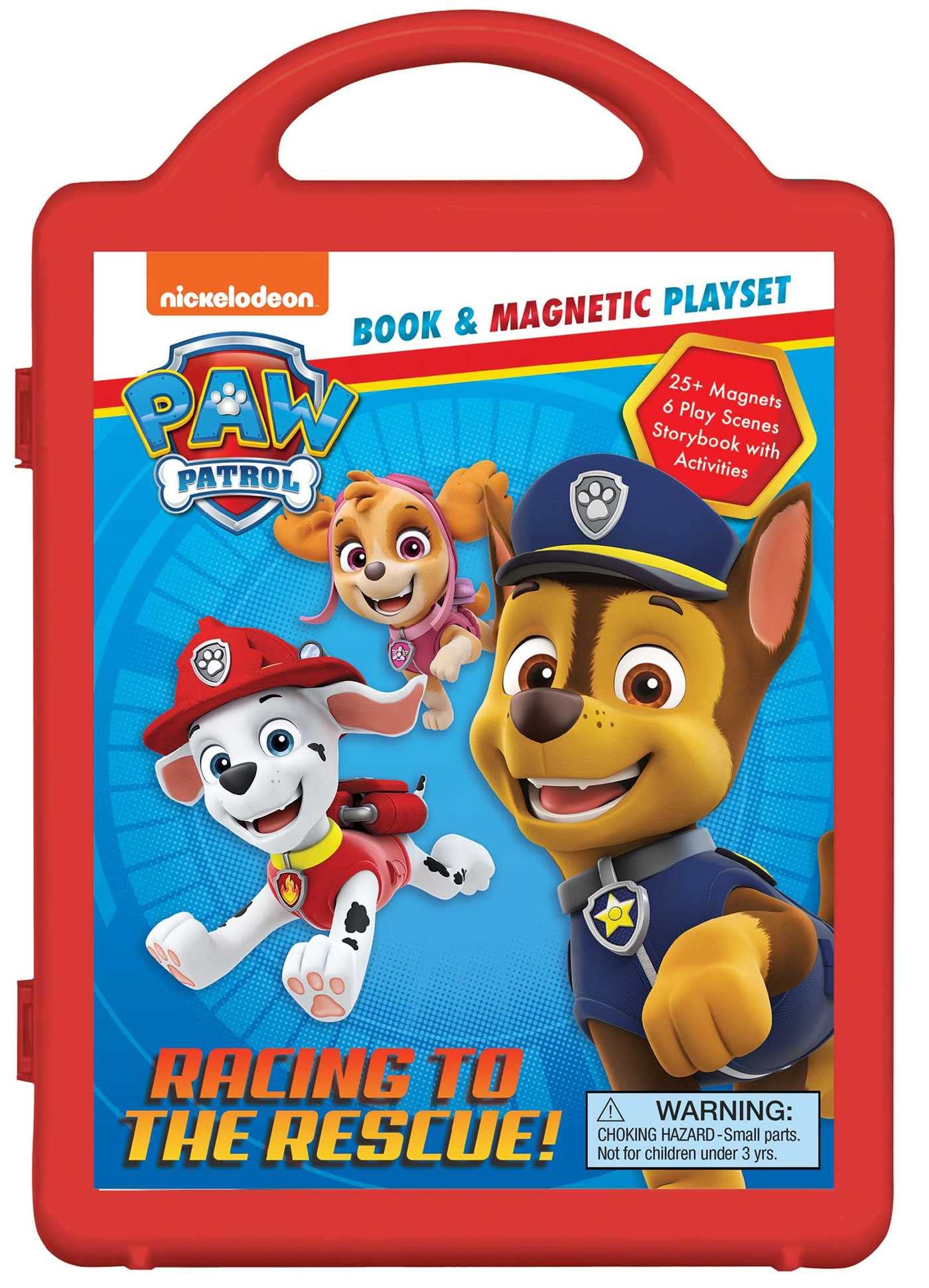 Nickelodeon Paw Patrol: Racing To The Rescue!: Book & Magnetic Play Set,New