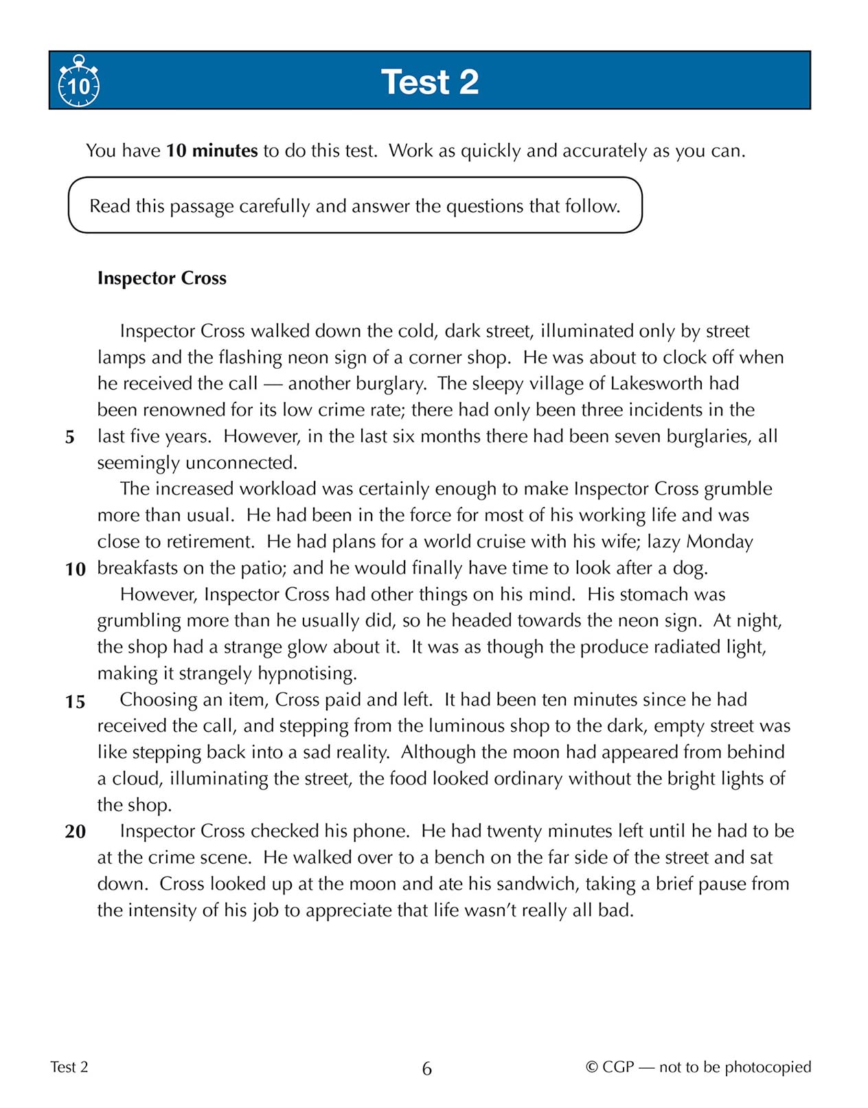 New 11+ CEM 10Minute Tests: Comprehension Ages 1011 Book 1 (with Online Edition) (CGP 11+ CEM),Used