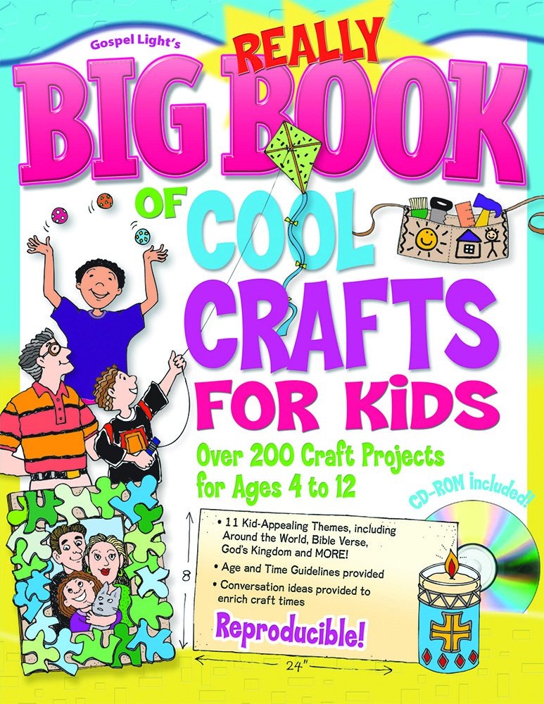 Really Big Book of Cool Crafts for Kids (with CDROM): Over 200 Craft Projects for Ages 4 to 12,Used
