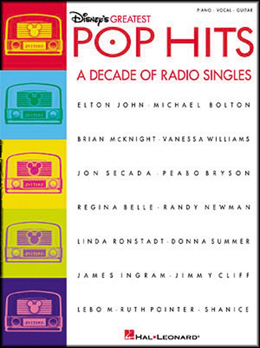 Disney'S Greatest Pop Hits Piano, Vocal And Guitar Chords,New