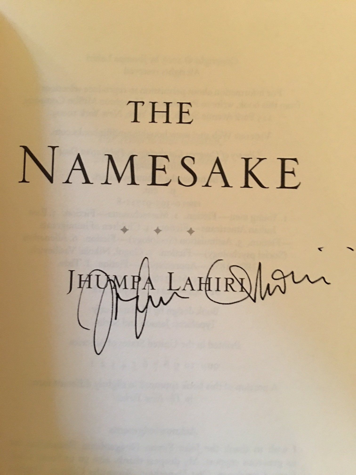 The Namesake,New
