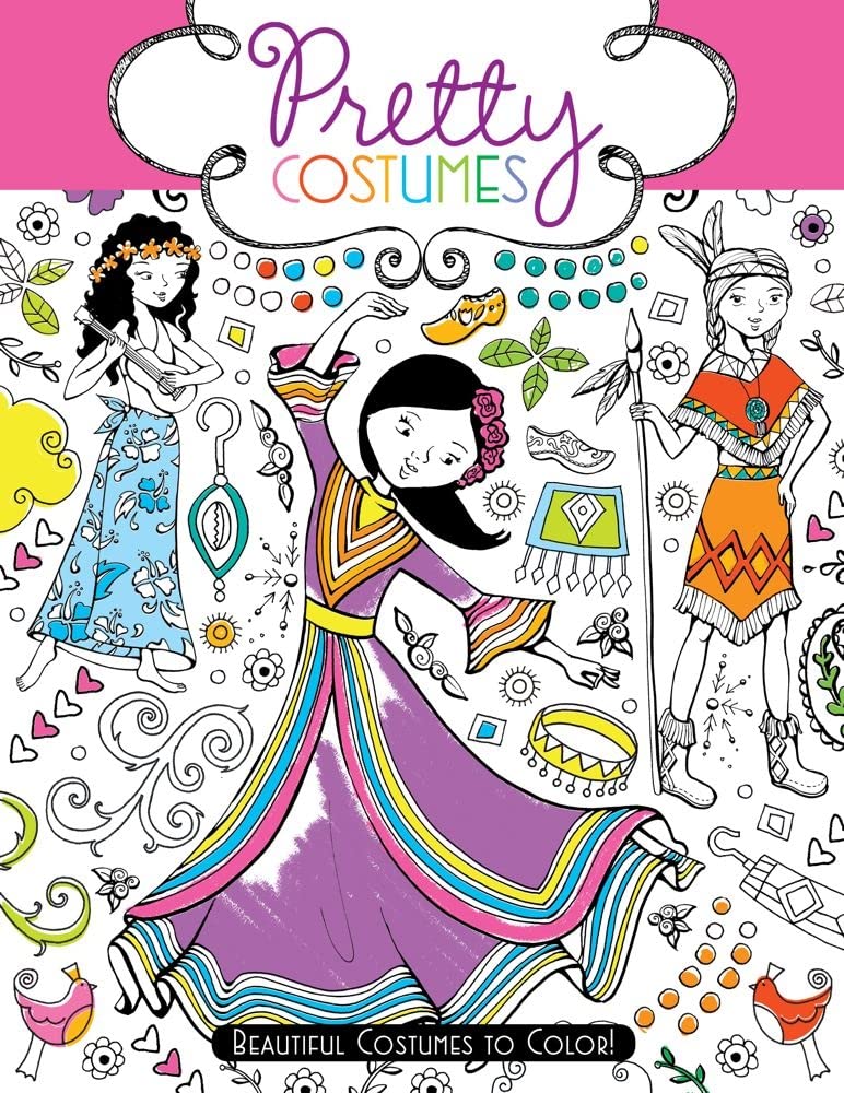 Pretty Costumes: Beautiful Costumes To Color!,Used