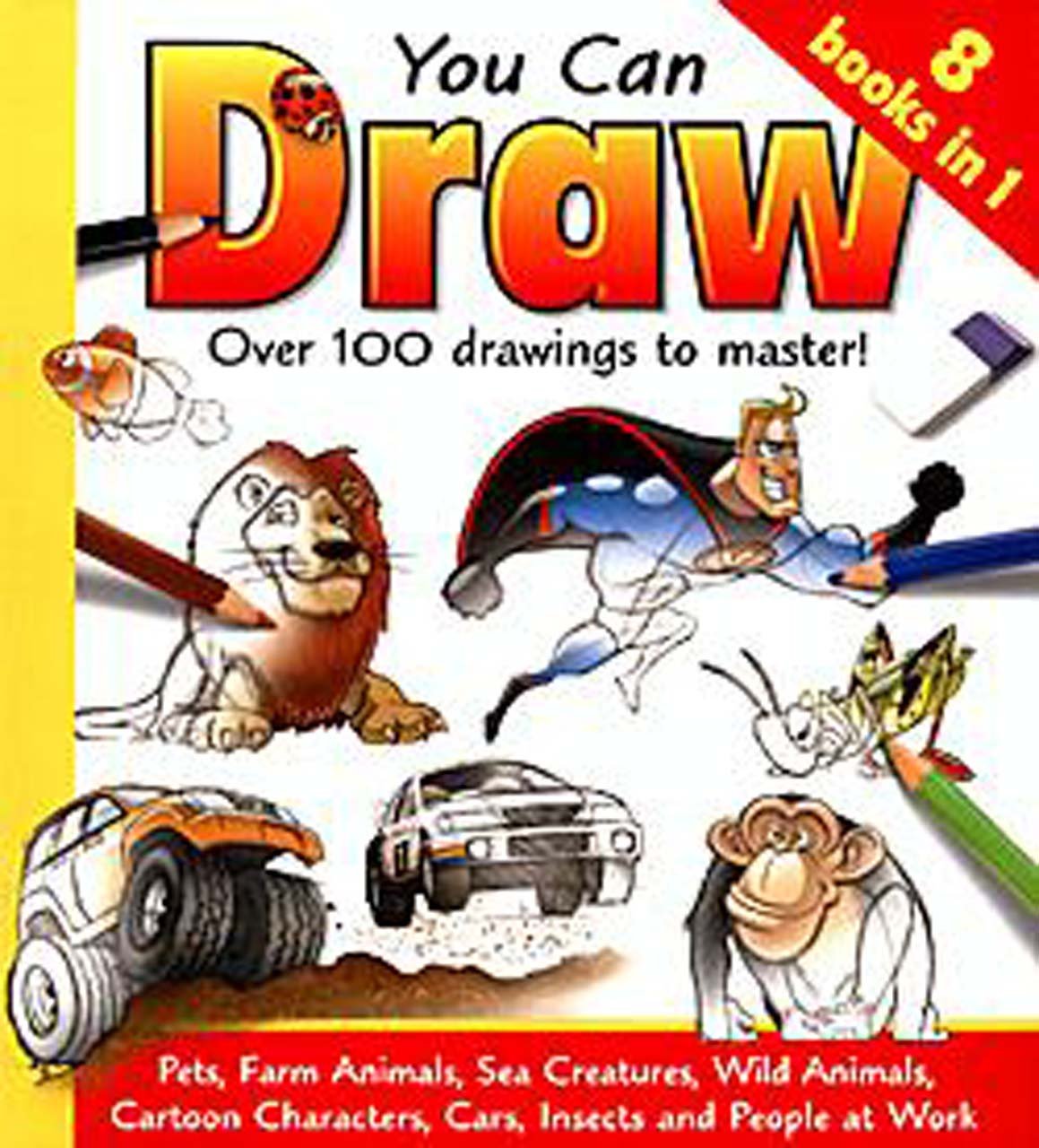 You Can Draw 8 Books in 1,Used