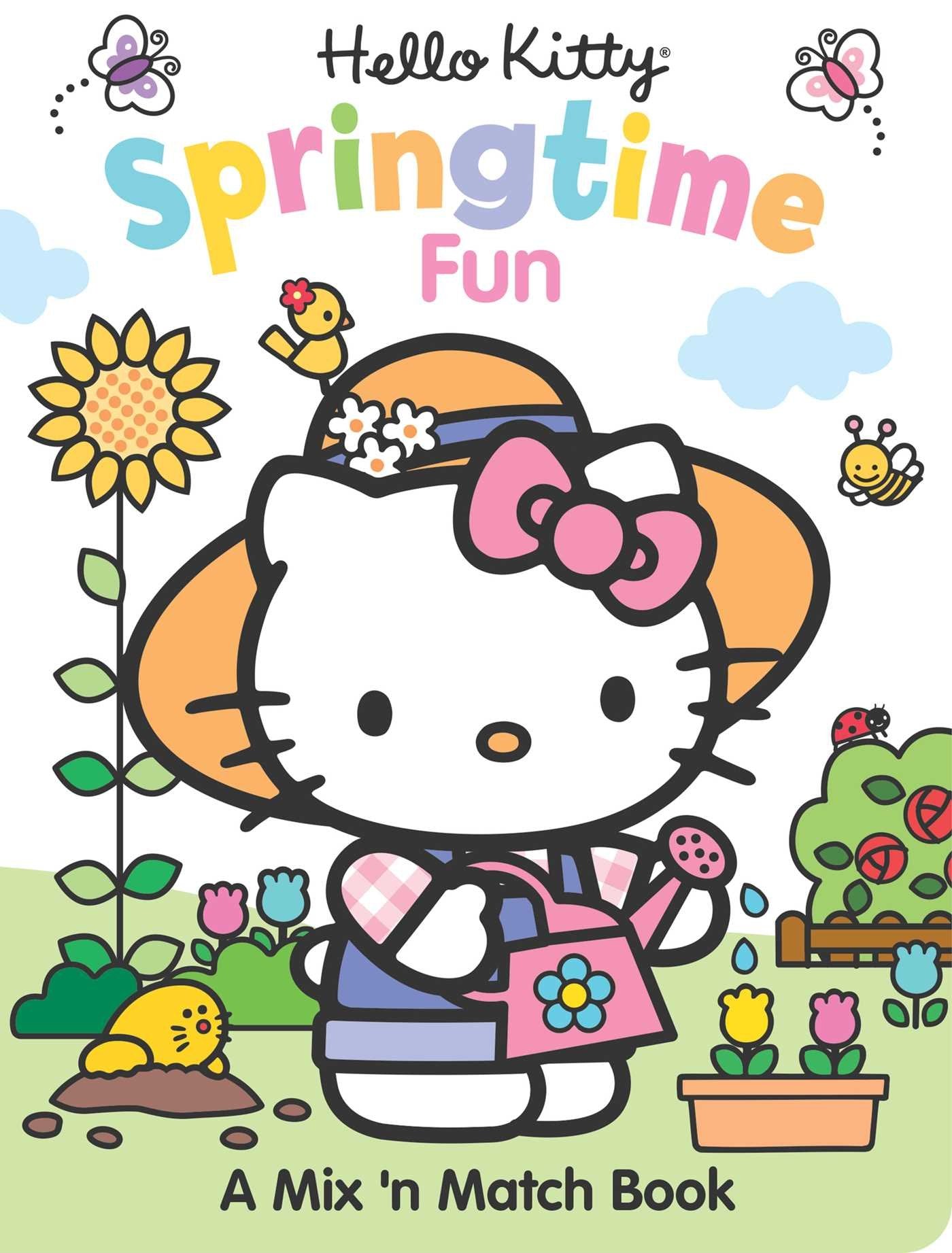 Hello Kitty Springtime Fun: A Mix 'n Match Book,Used
