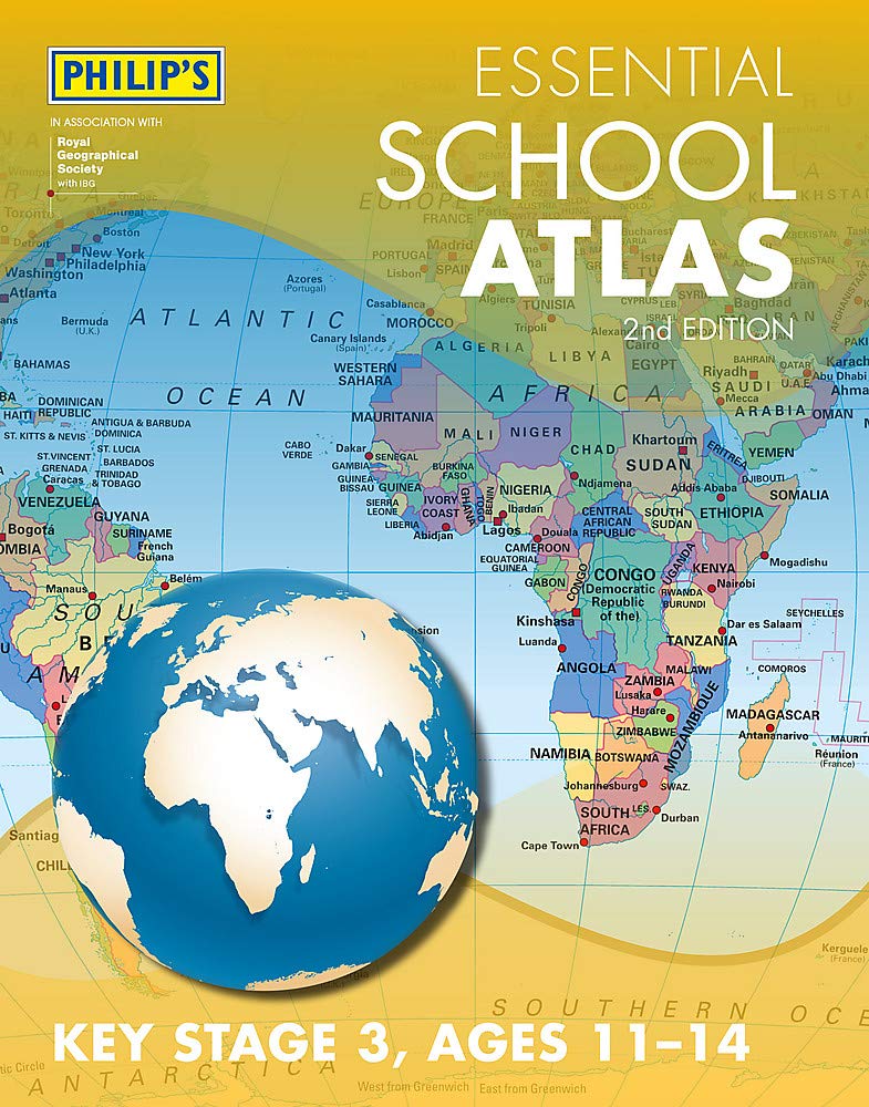 Philip's Essential School Atlas,Used