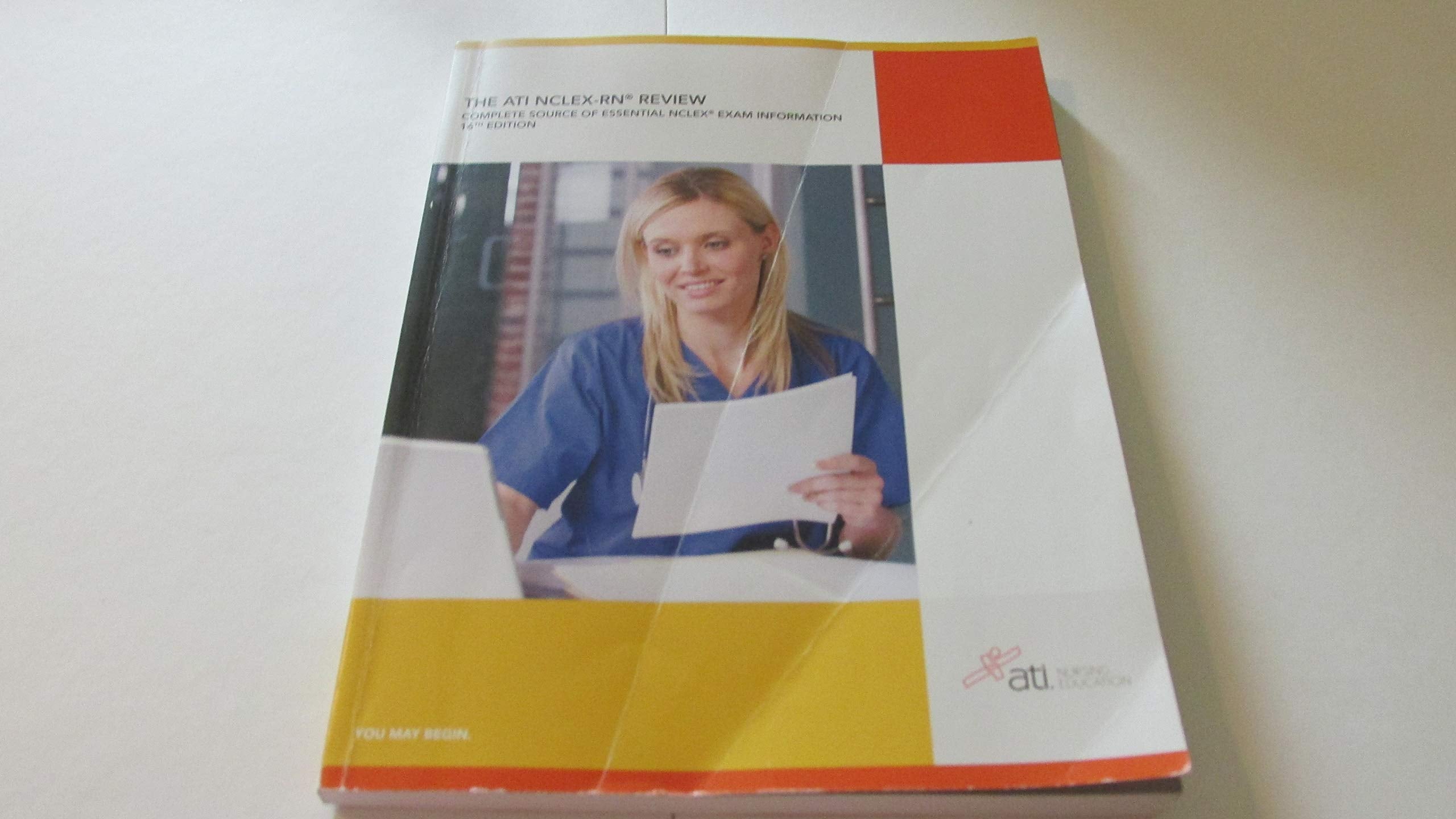 The ATI NCLEXRN Review: Complete Source of Essential NCLEX Exam Information 16th Edition,Used