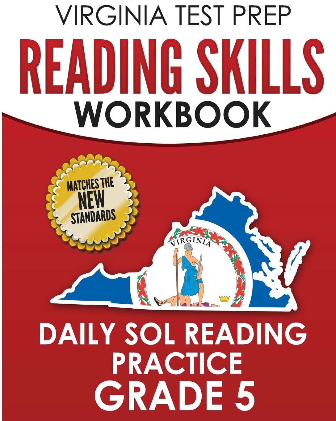 VIRGINIA TEST PREP Reading Skills Workbook Daily SOL Reading Practice Grade 5: Preparation for the SOL Reading Tests,Used