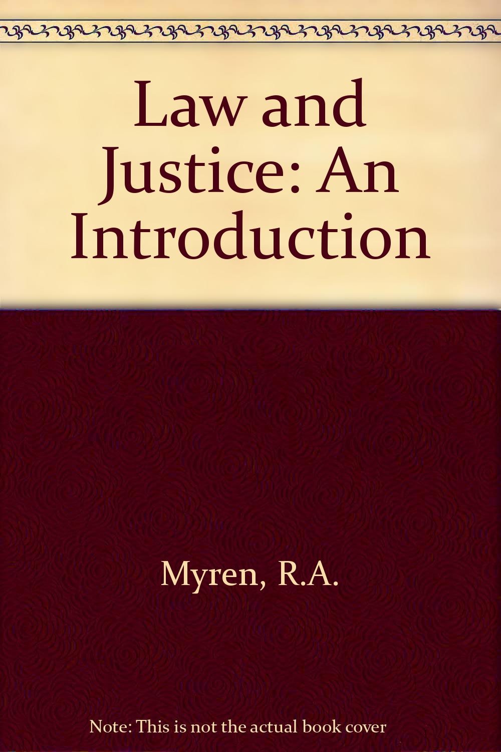 Law and Justice: An Introduction,Used