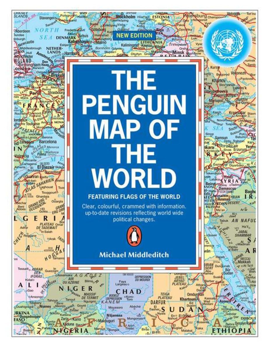 The Penguin Map of the World: Revised Edition,Used