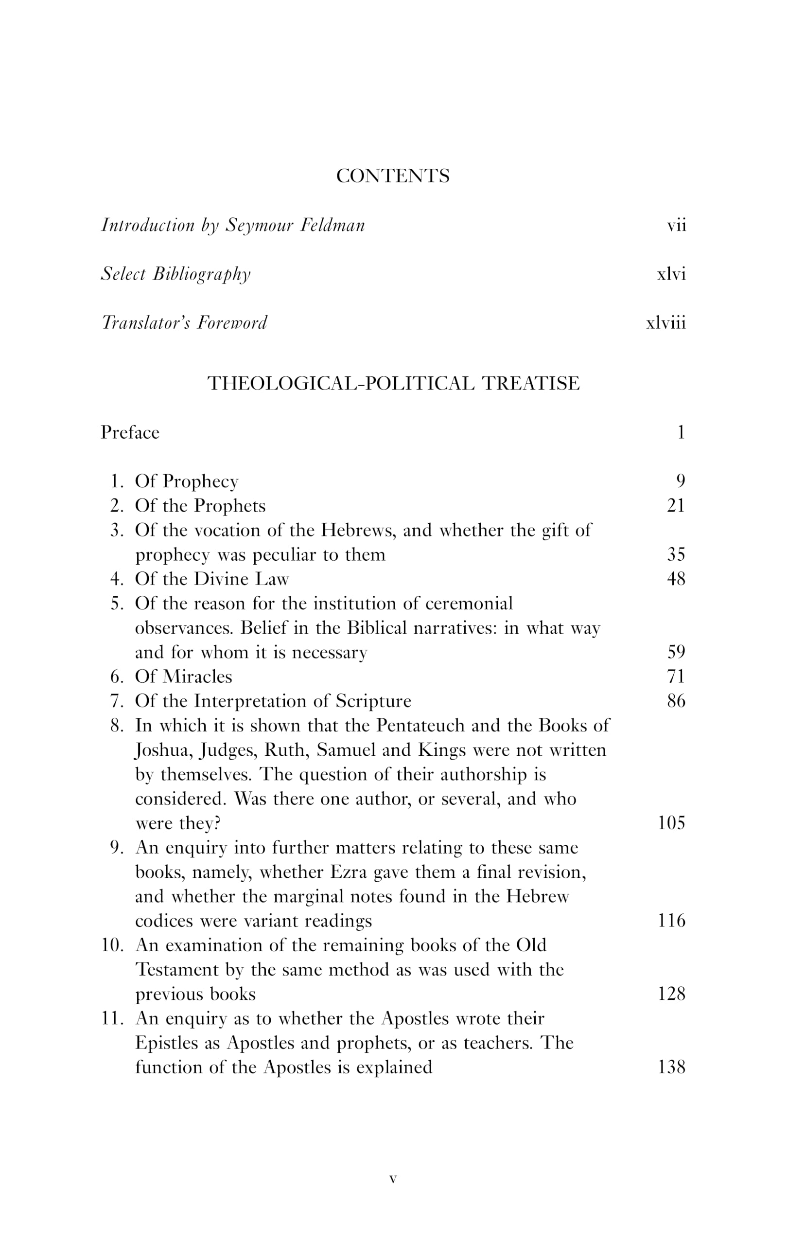 Theologicalpolitical Treatise (Hackett Classics),Used