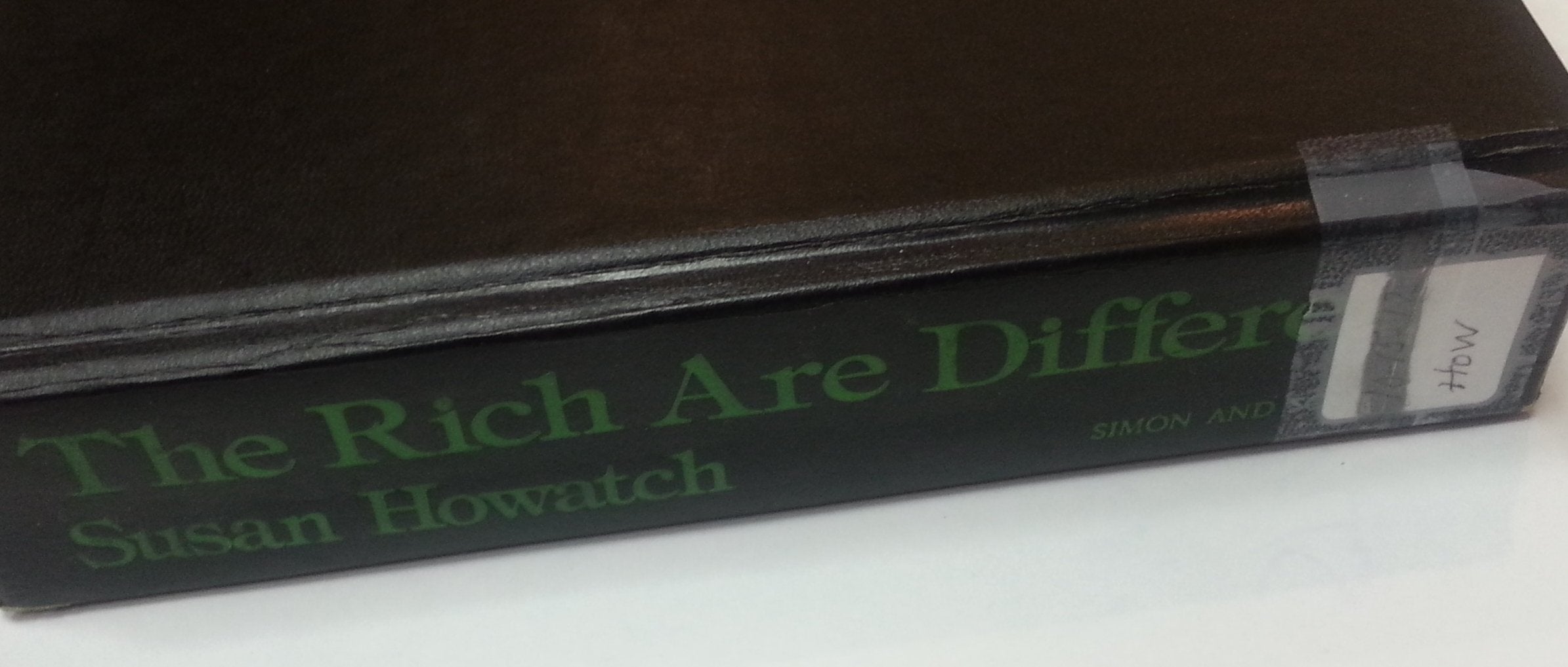 The Rich Are Different,Used