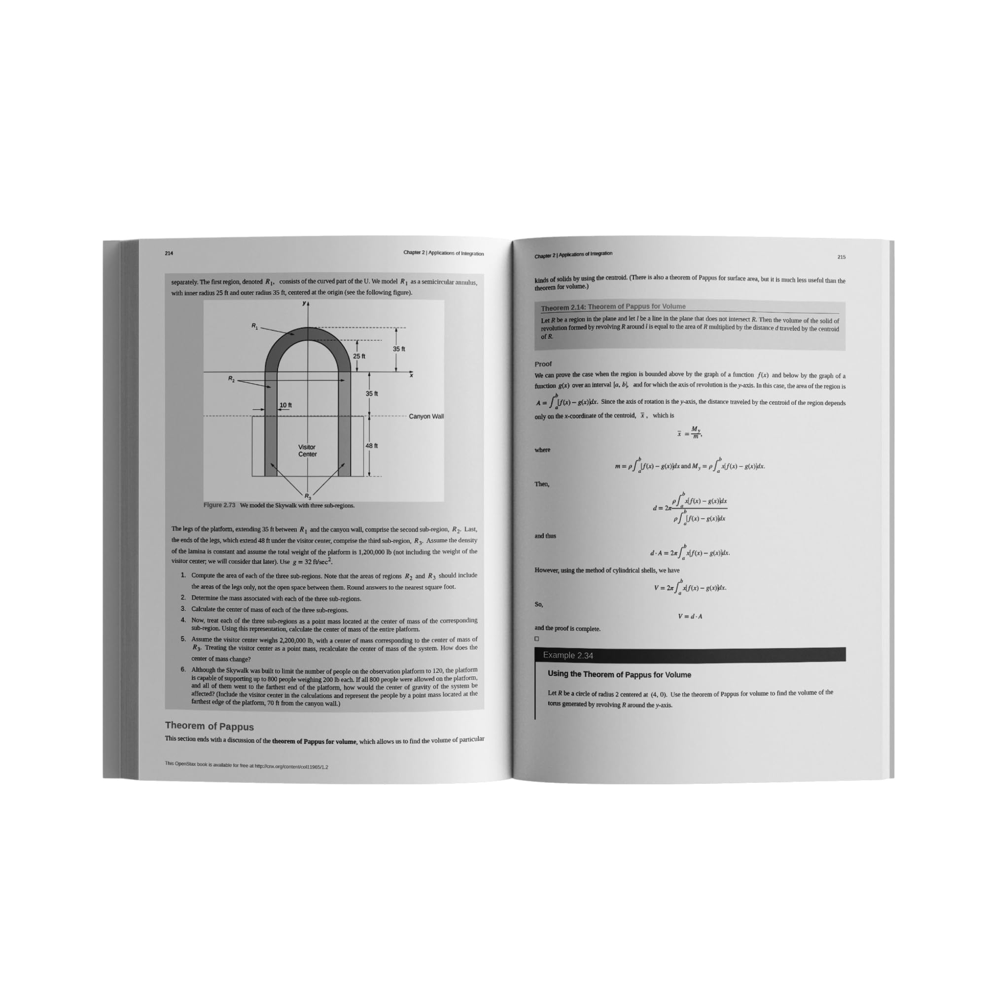 Calculus Volume 2 by OpenStax (paperback version, B&W),Used