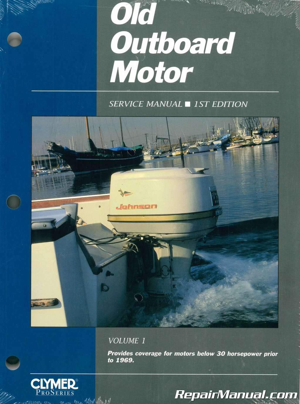 Proseries Old Outboard Motors Prior To 1969 (Volume 1) Service Repair Manual,Used