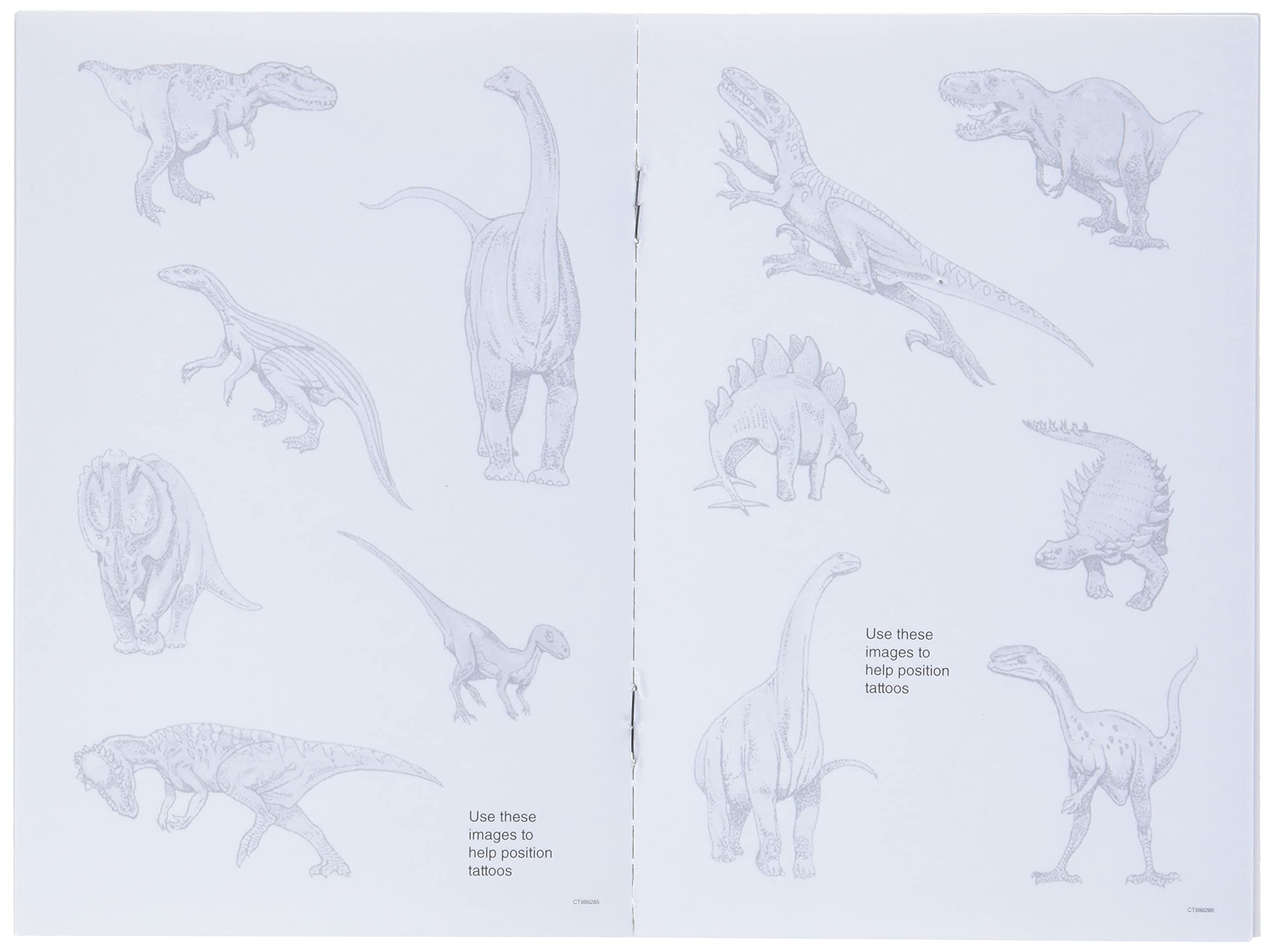 Mini Dinosaurs Tattoos (Dover Little Activity Books: Dinosaurs),Used