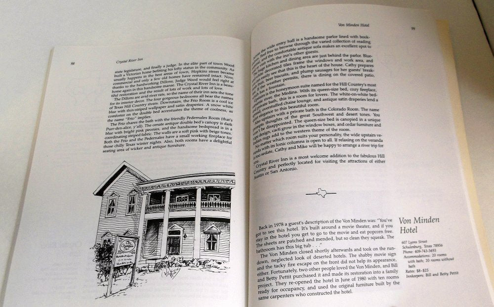 Guide to Historic Texas Inns and Hotels,Used