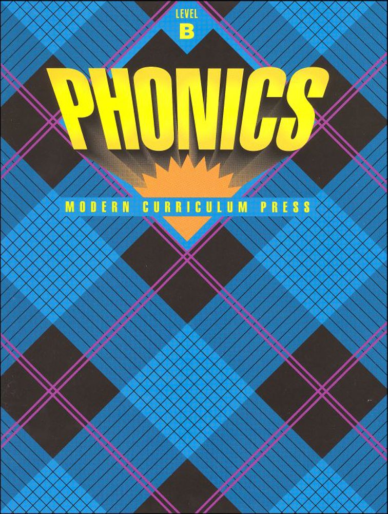MCP PLAID PHONICS LEVEL B BLACK AND WHITE 1995 COPYRIGHT,Used
