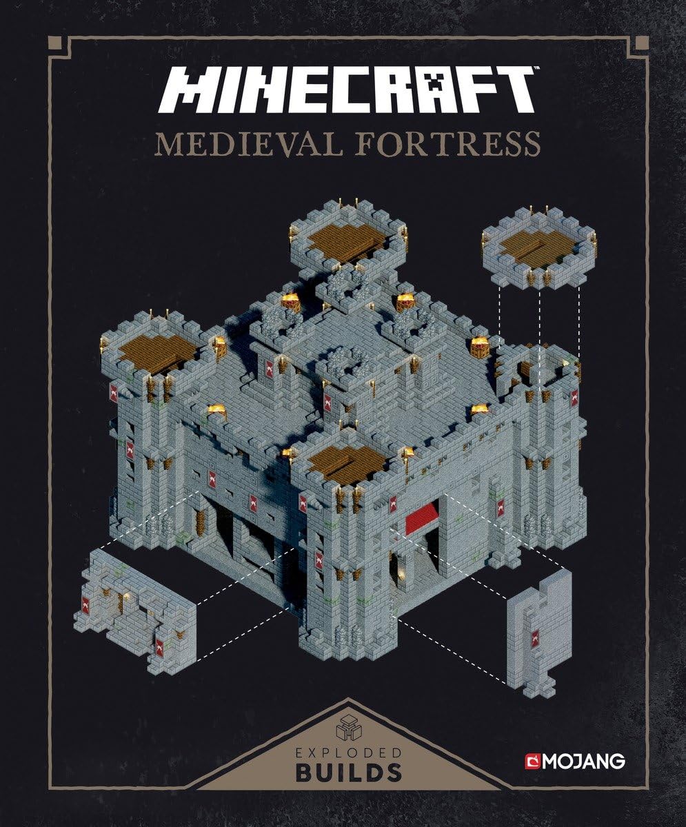 Minecraft: Exploded Builds: Medieval Fortress: An Official Mojang Book,Used