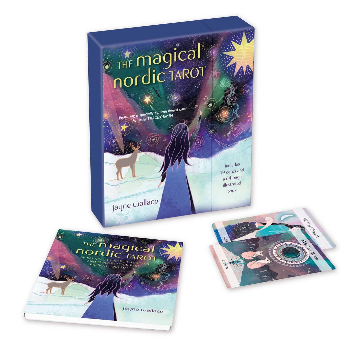 The Magical Nordic Tarot: Includes a full deck of 79 cards and a 64page illustrated book,Used