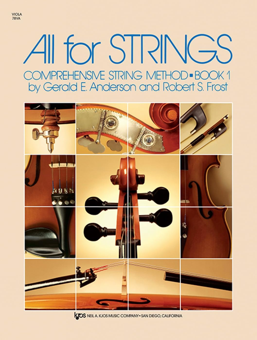 78VA All for Strings Book 1 Viola,New