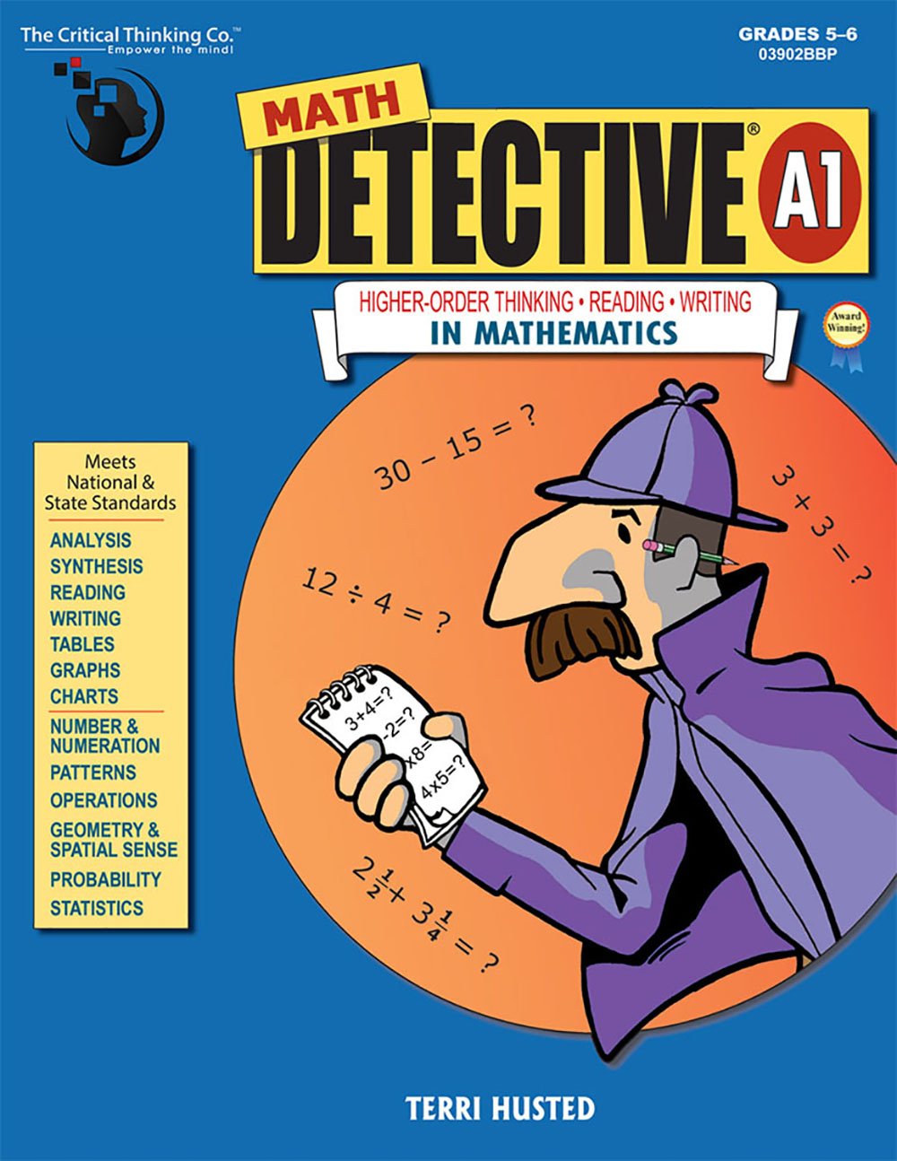 Math Detective A1 Workbook HigherOrder Thinking, Reading, & Writing in Mathematics (Grades 56),Used