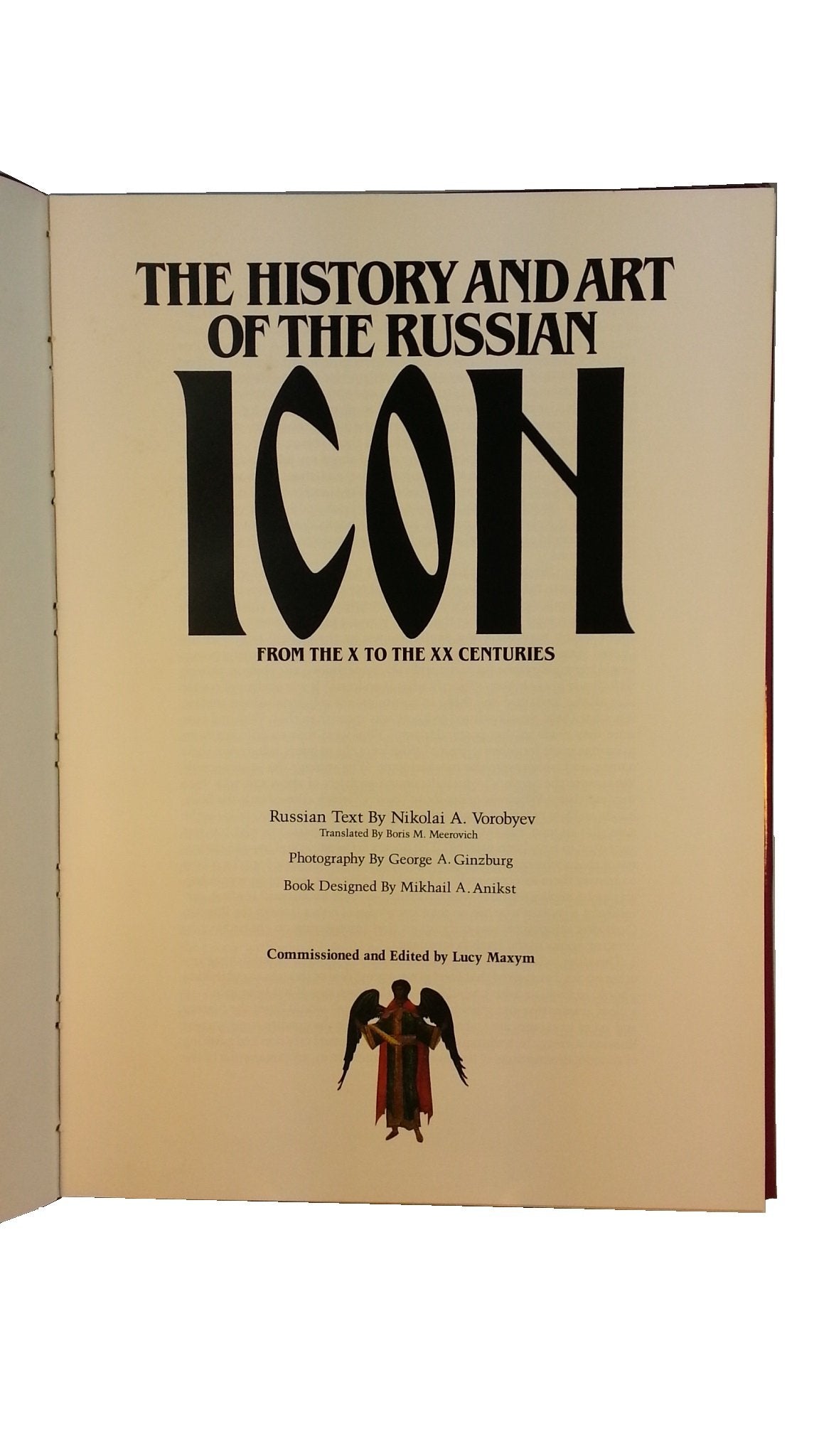 The History and Art of the Russian Icon from the X to the XX Centuries (English and Russian Edition),Used