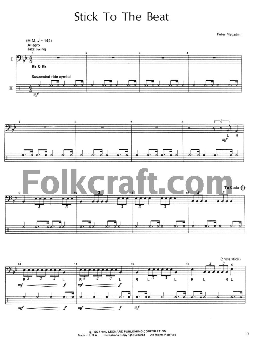 Master Solos Percussion Intermediate Level,Used