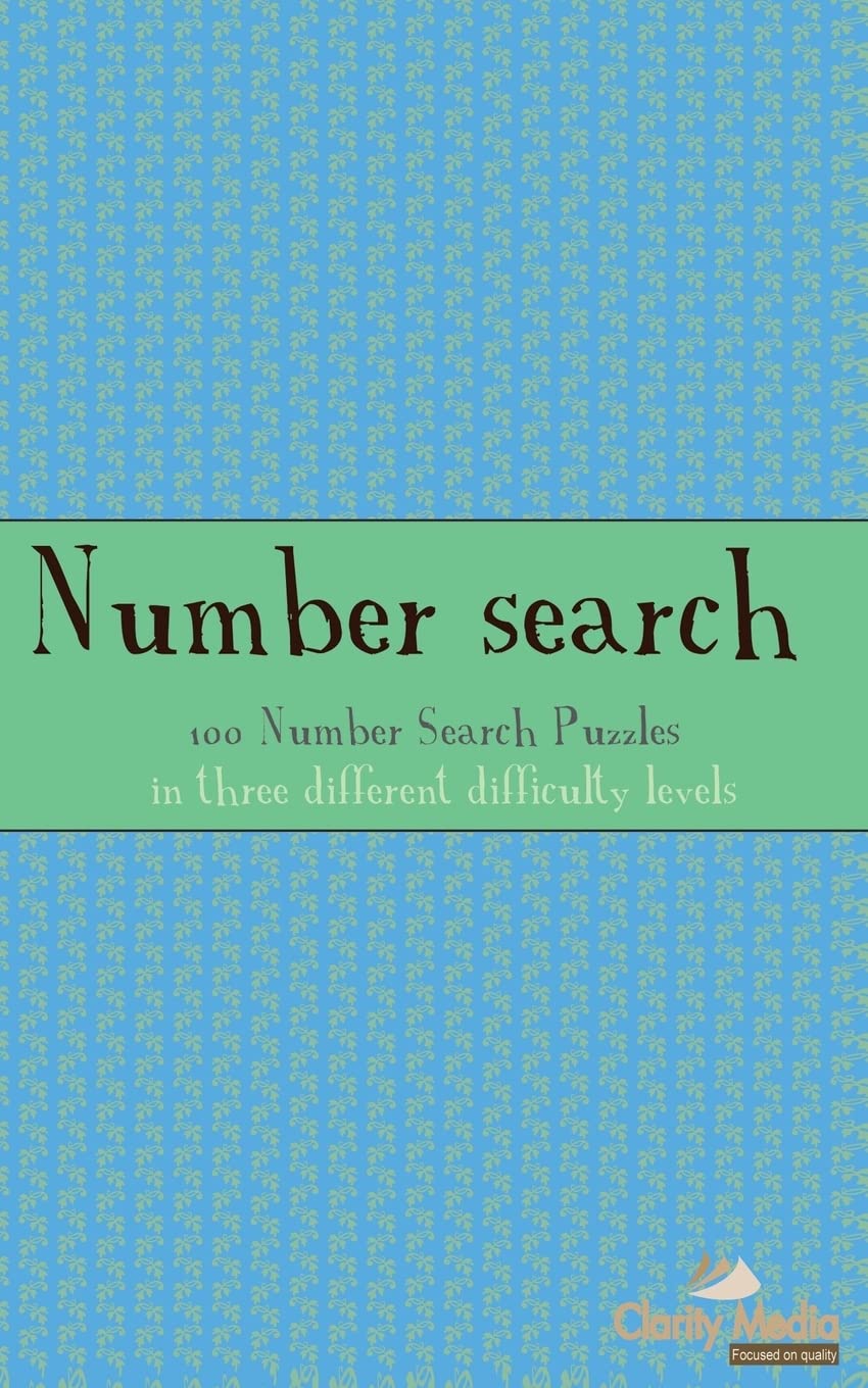 Number Search: 100 Of The Best Number Search Puzzles,Used