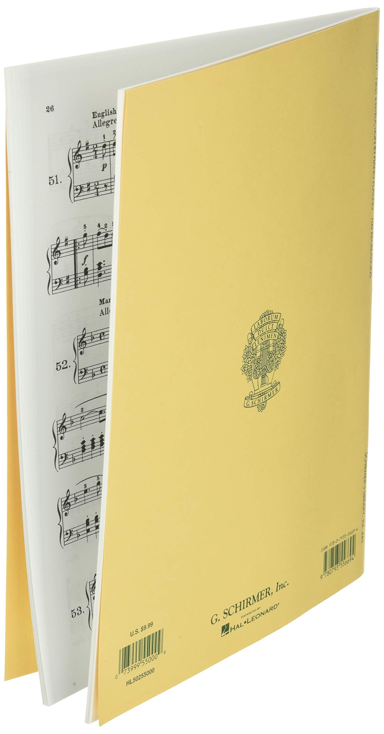 First Instruction in Piano Playing (100 Recreations): Schirmer Library of Classics Volume 445 Piano Technique,Used