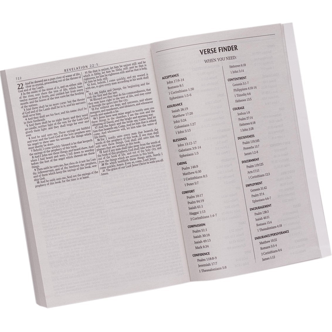 KJV Holy Bible, Outreach Bible  Softcover, King James Version, Silver Damask (KJV Outreach Editions),Used