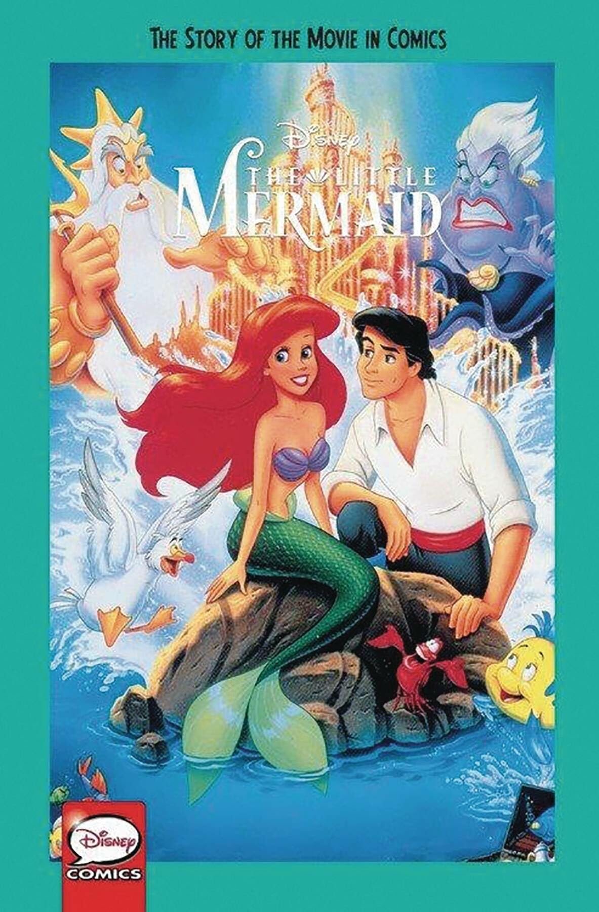Disney The Little Mermaid: The Story of the Movie in Comics,Used