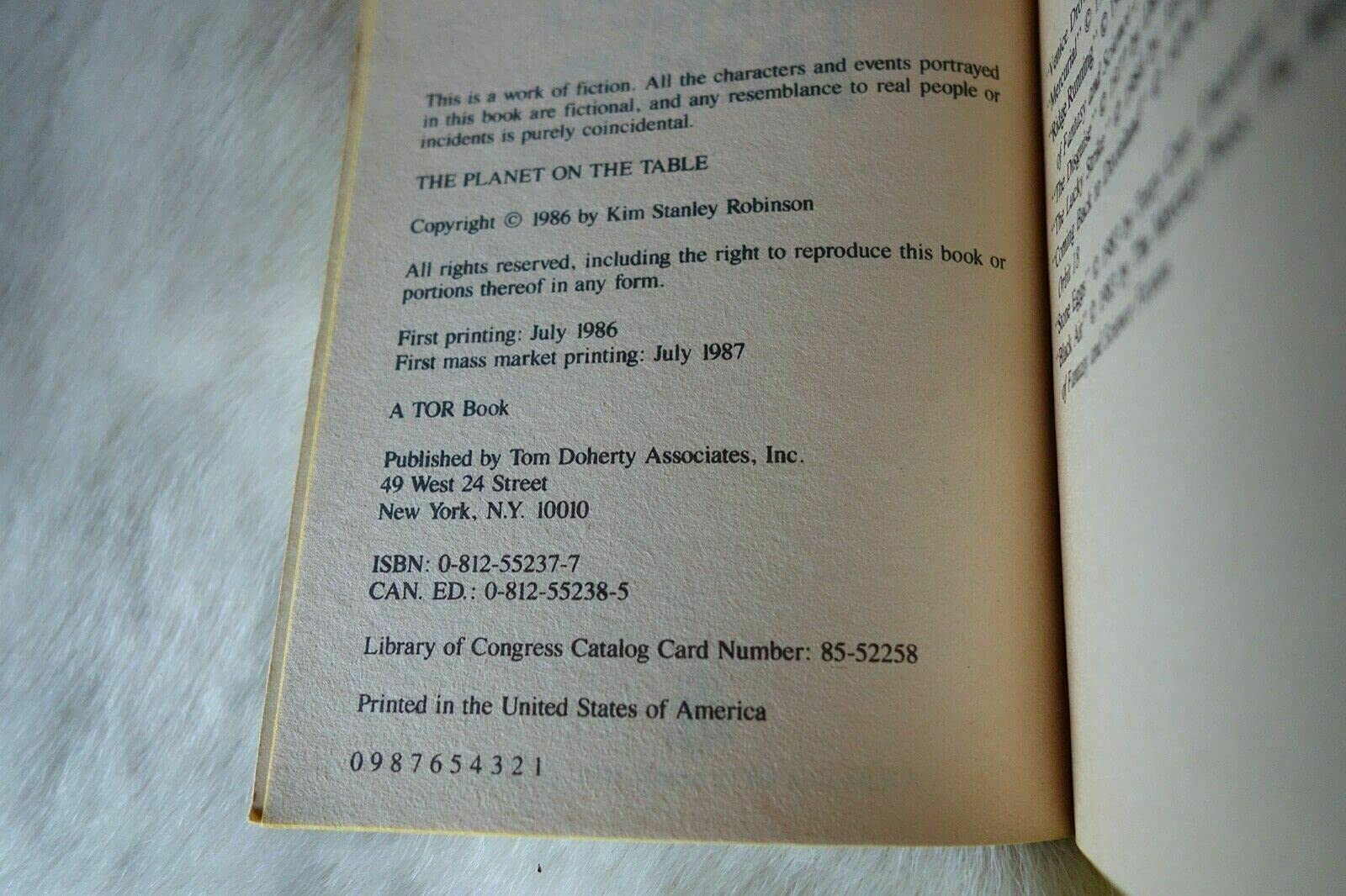 The Planet on the Table,Used