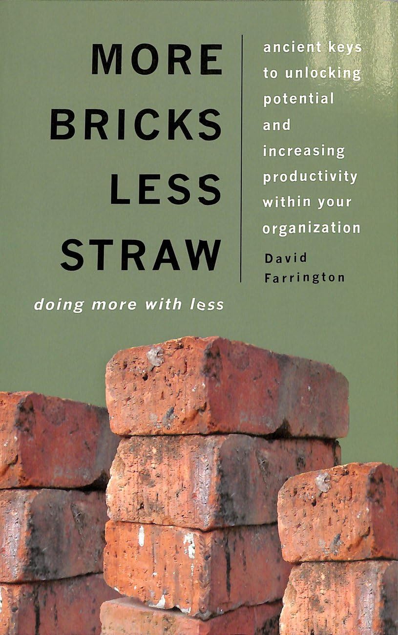 More Bricks Less Straw: Ancient Keys To Unlocking Potential And Increasing Productivity Within Your Organization,Used