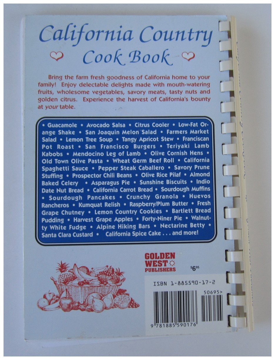 California Country Cookbook,Used