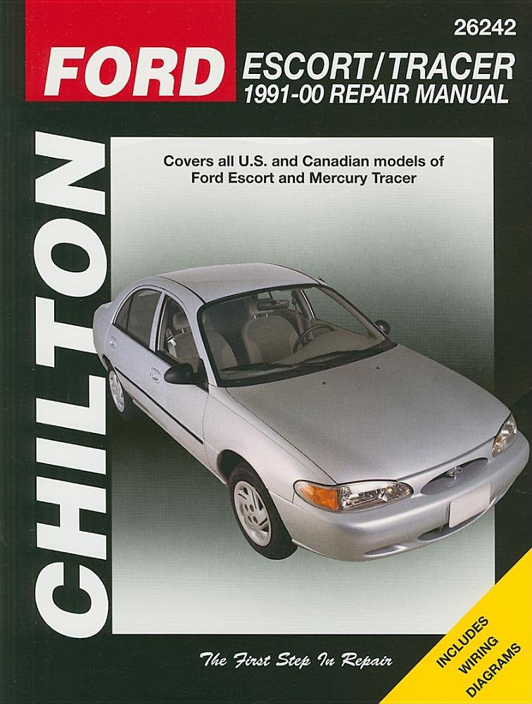 Chilton's Ford Escort/Tracer 199100 Repair Manual (Chilton's Total Car Care),Used