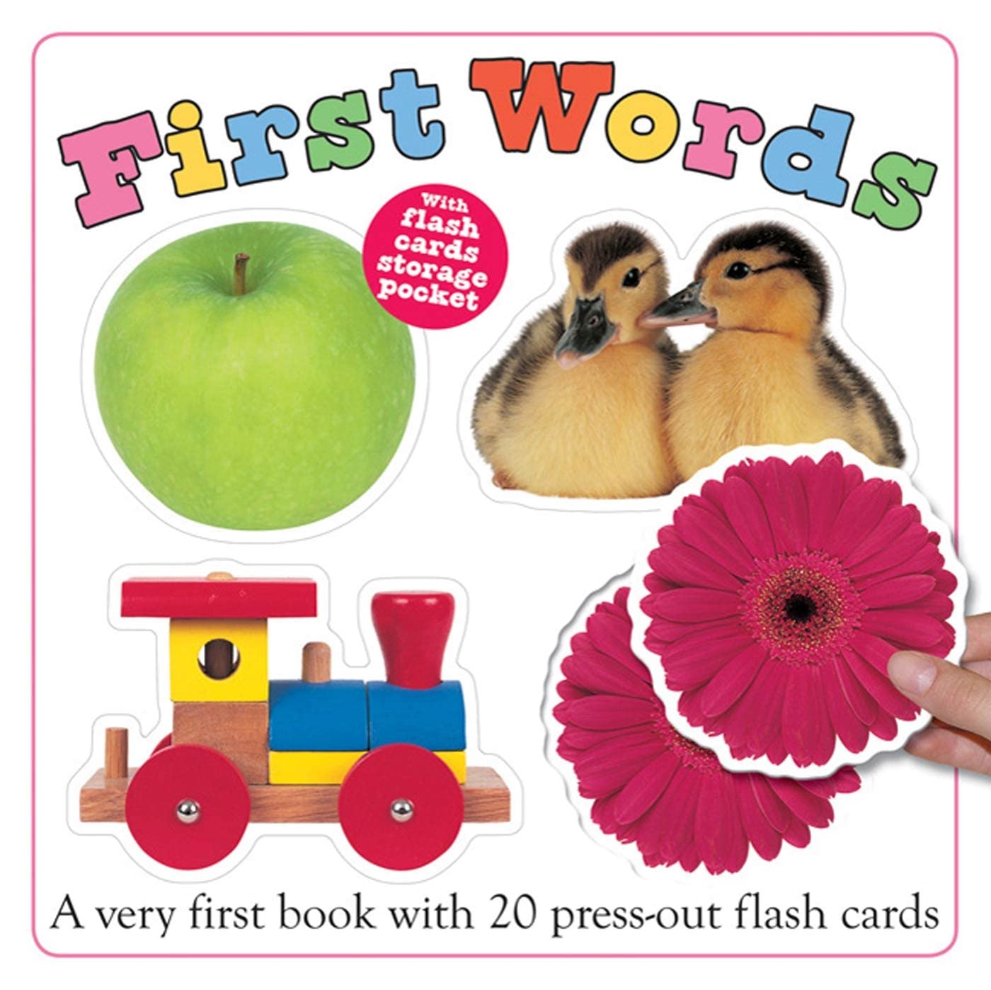 First Words Flash Card Book (Flash Cards and Book Set),Used