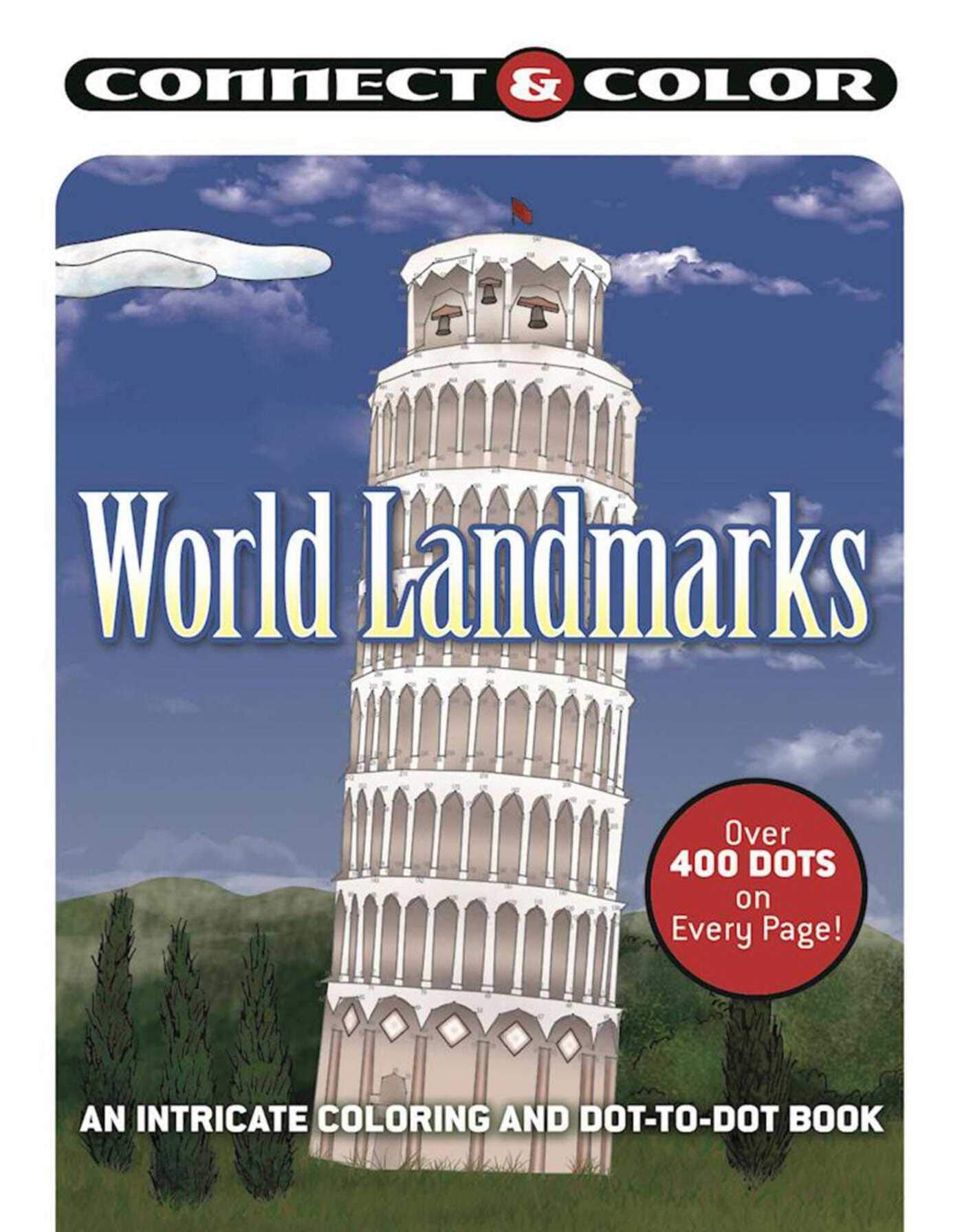 Connect and Color: World Landmarks: An Intricate Coloring and DottoDot Book,Used