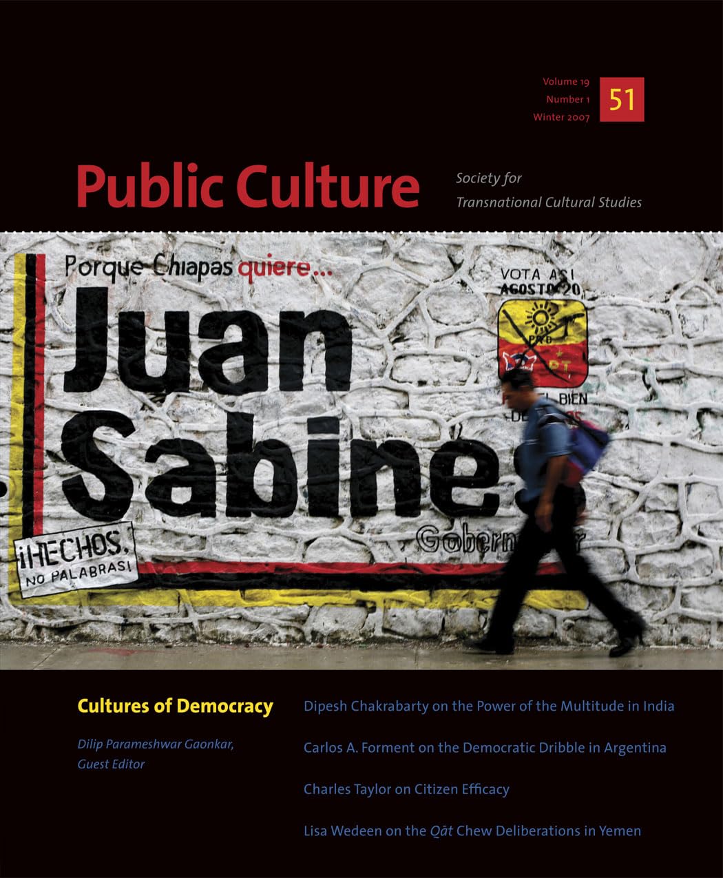 Cultures of Democracy (Volume 19) (Public Culture),Used