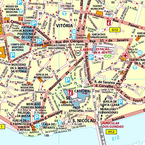 Porto Michelin City Plan 85: City Plans (Michelin City Plans),Used