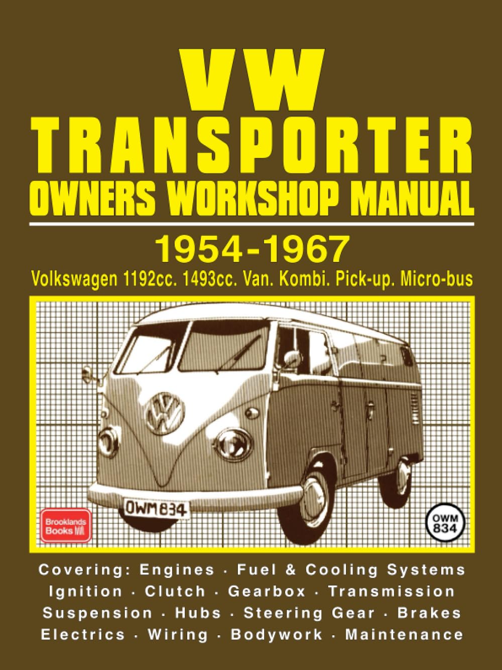 VW Transporter Owners Workshop Manual 19541967,Used
