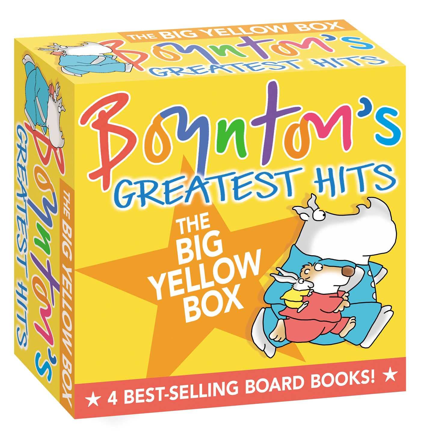Boynton's Greatest Hits The Big Yellow Box (Boxed Set): The Going to Bed Book; Horns to Toes; Opposites; But Not the Hippopotamu,Used