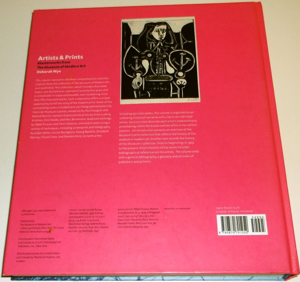 Artists & Prints: Masterworks From The Museum Of Modern Art,New