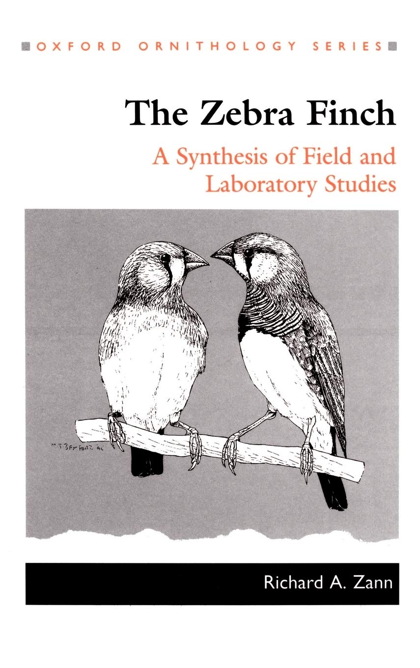 The Zebra Finch: A Synthesis Of Field And Laboratory Studies (Oxford Ornithology Series)