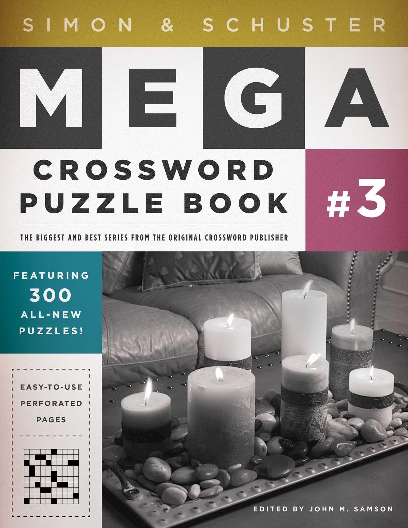 Simon & Schuster Mega Crossword Puzzle Book #3 (3) (S&S Mega Crossword Puzzles),Used