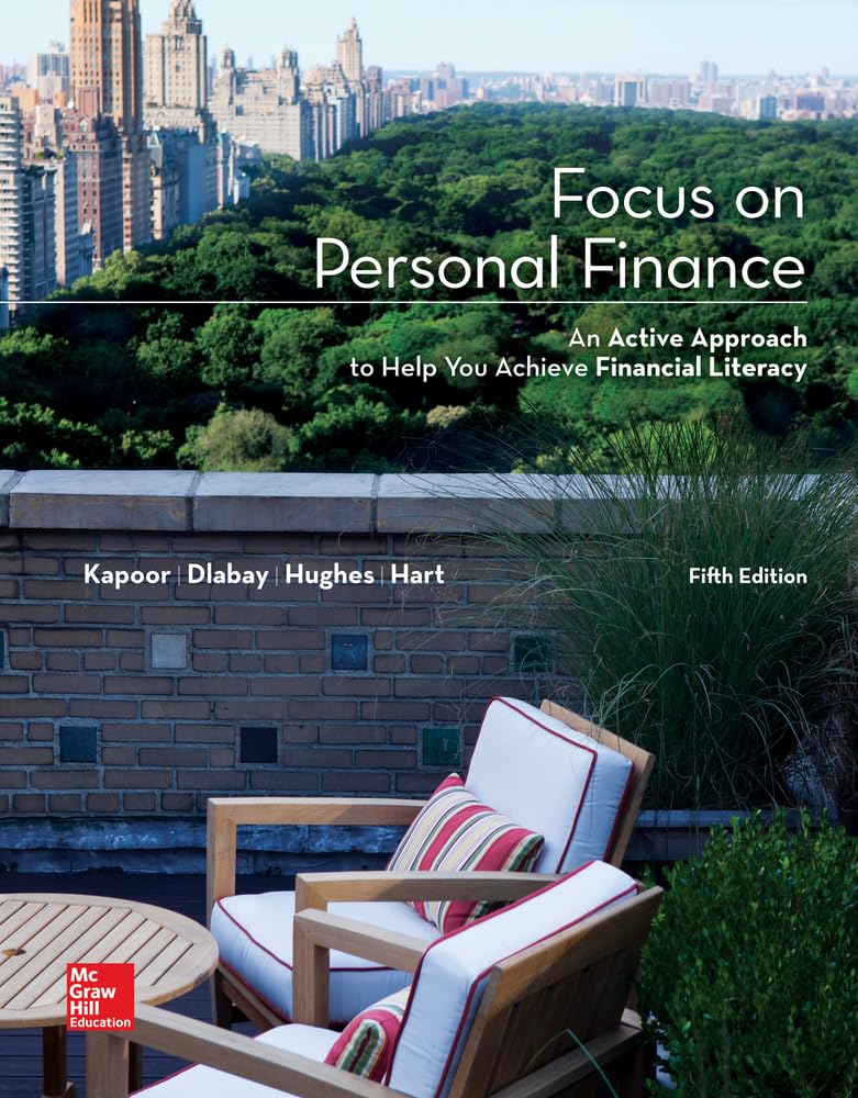 Focus on Personal Finance (McgrawHill/Irwin Series I Finance, Insurance, and Real Estate) (Standalone Book),Used