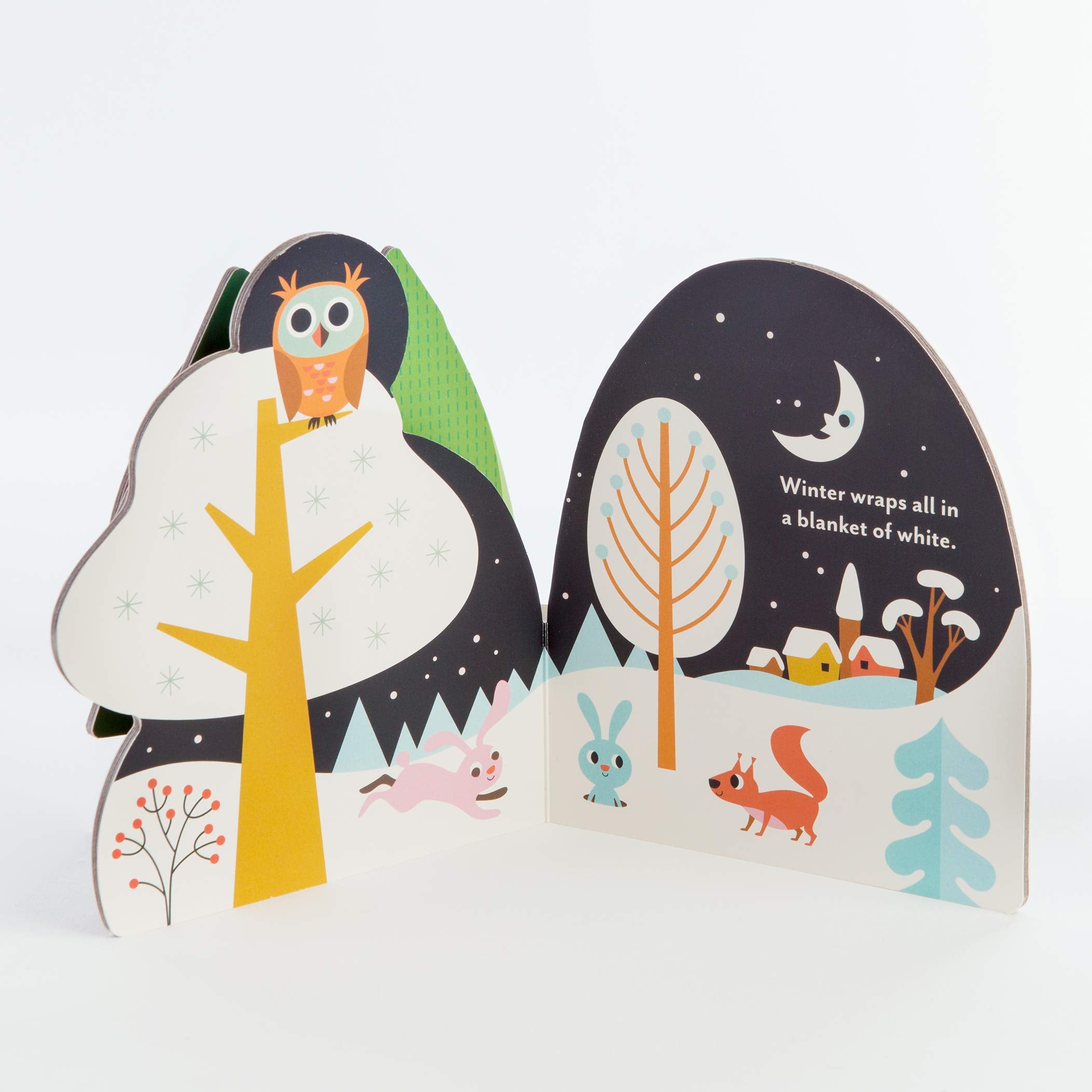 Bookscape Board Books: A Forest's Seasons: (Colorful Children?s Shaped Board Book, Forest Landscape Toddler Book),Used