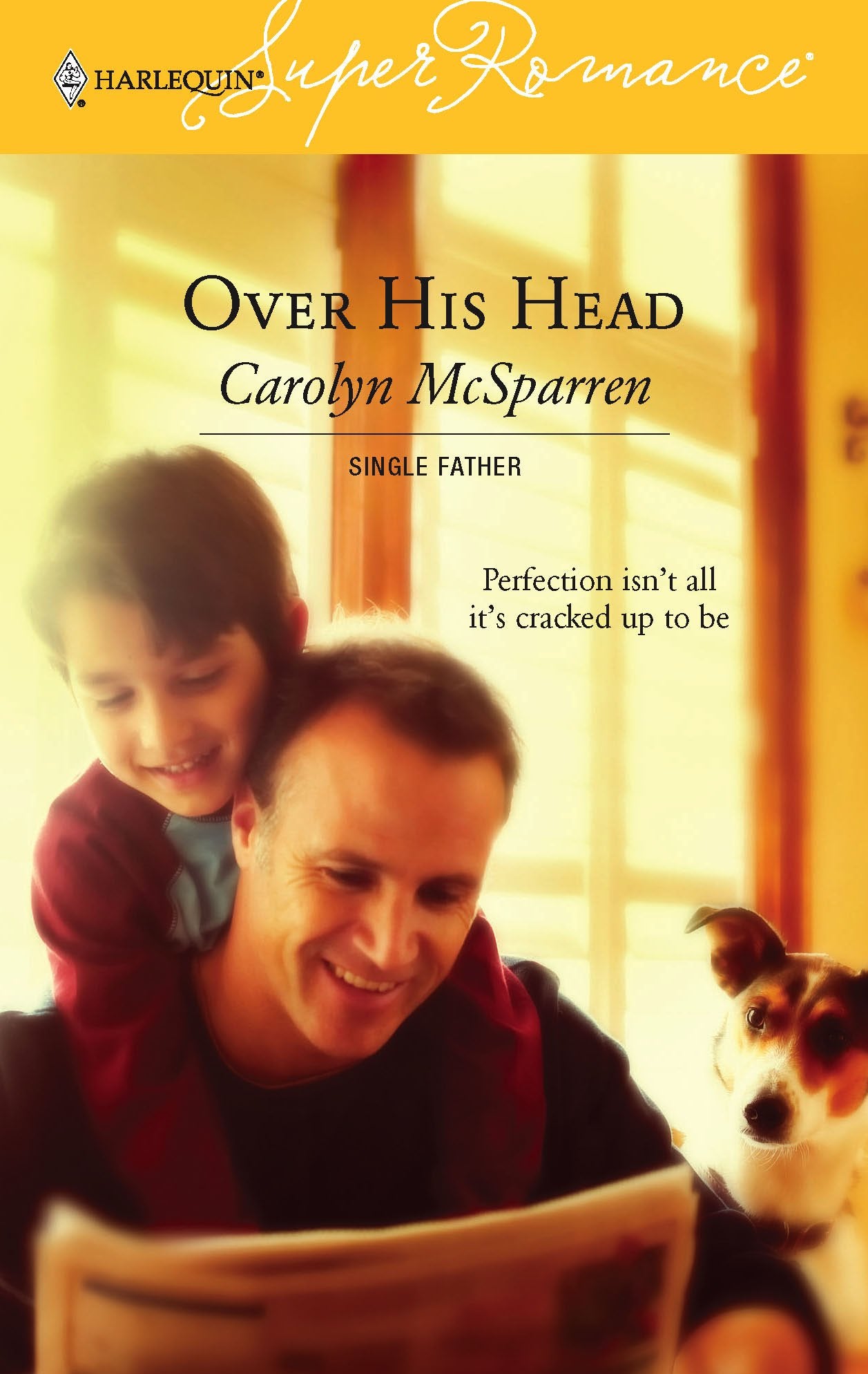 Over His Head : Single Father (Harlequin Superromance No. 1343),Used