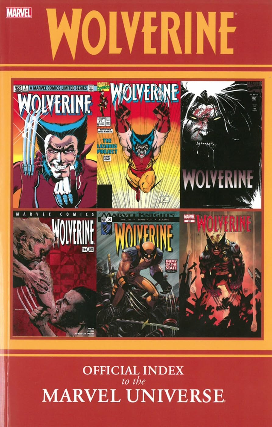 Wolverine: Official Index to the Marvel Universe,Used