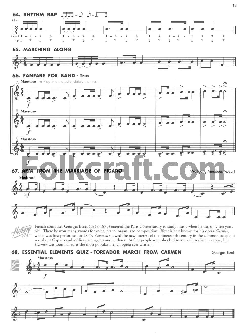 Essential Elements: A Comprehensive Band Method, Book 2  Bb Clarinet (Essential Elements Method),Used