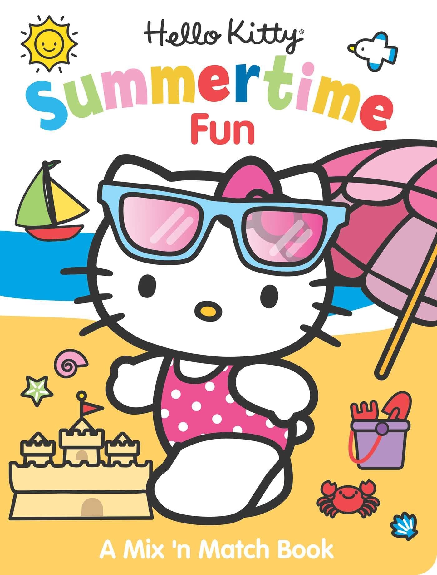 Hello Kitty Summertime Fun: A Mix n' Match Book,Used