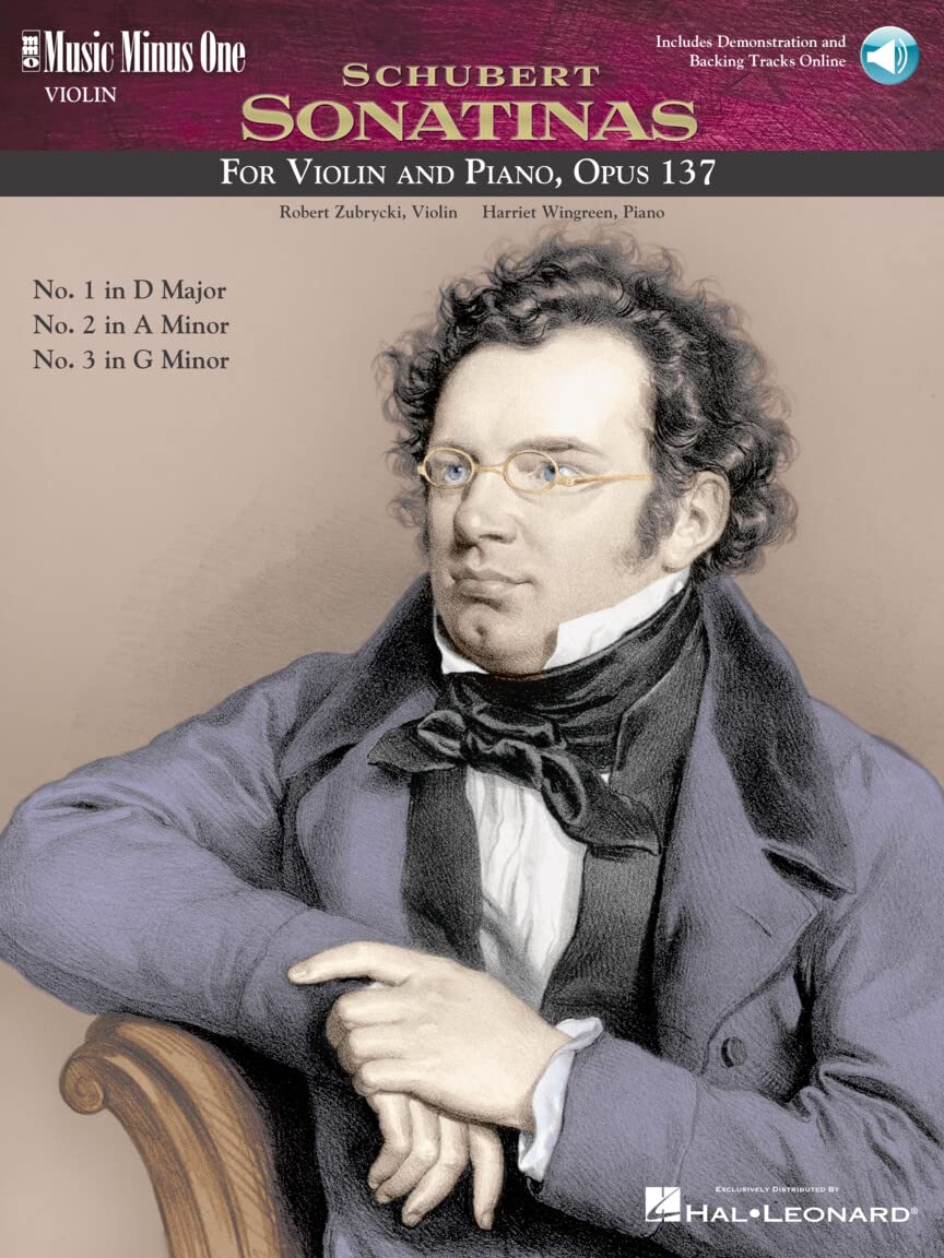Schubert Sonatinas: Violin Playalong Pack (Music Minus One (Numbered))